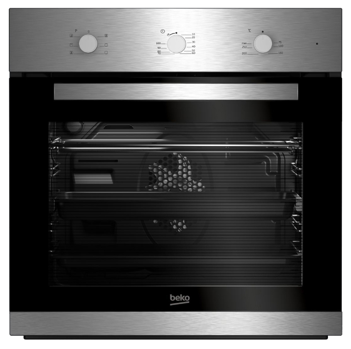 фото Встраиваемый электрический духовой шкаф beko bie22100x silver