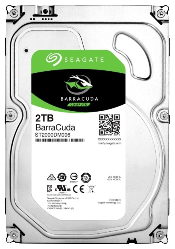 

Жесткий диск Seagate BarraCuda 2ТБ (ST2000DM006), BarraCuda