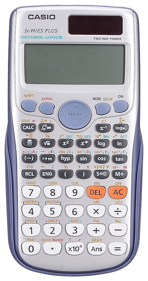 Калькулятор Casio FX-991ESPLUS Серый, фиолетовый