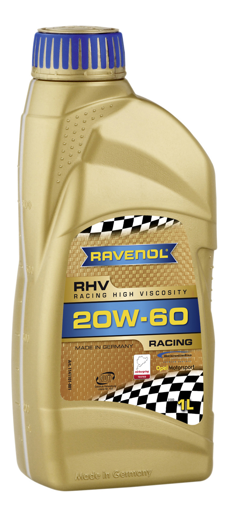 фото Моторное масло ravenol rhv racing high viscosity sae 20w-60 1л