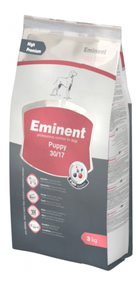 

Сухой корм для щенков Eminent Puppy 30/17, рис, курица, кукуруза, 3кг, Puppy 30/17 Professional nutrition for dogs