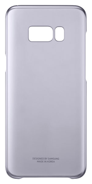 фото Чехол samsung galaxy s8+ clear cover violet (ef-qg955cvegru)