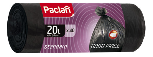 фото Мешок для мусора paclan standart 20 л 40 шт