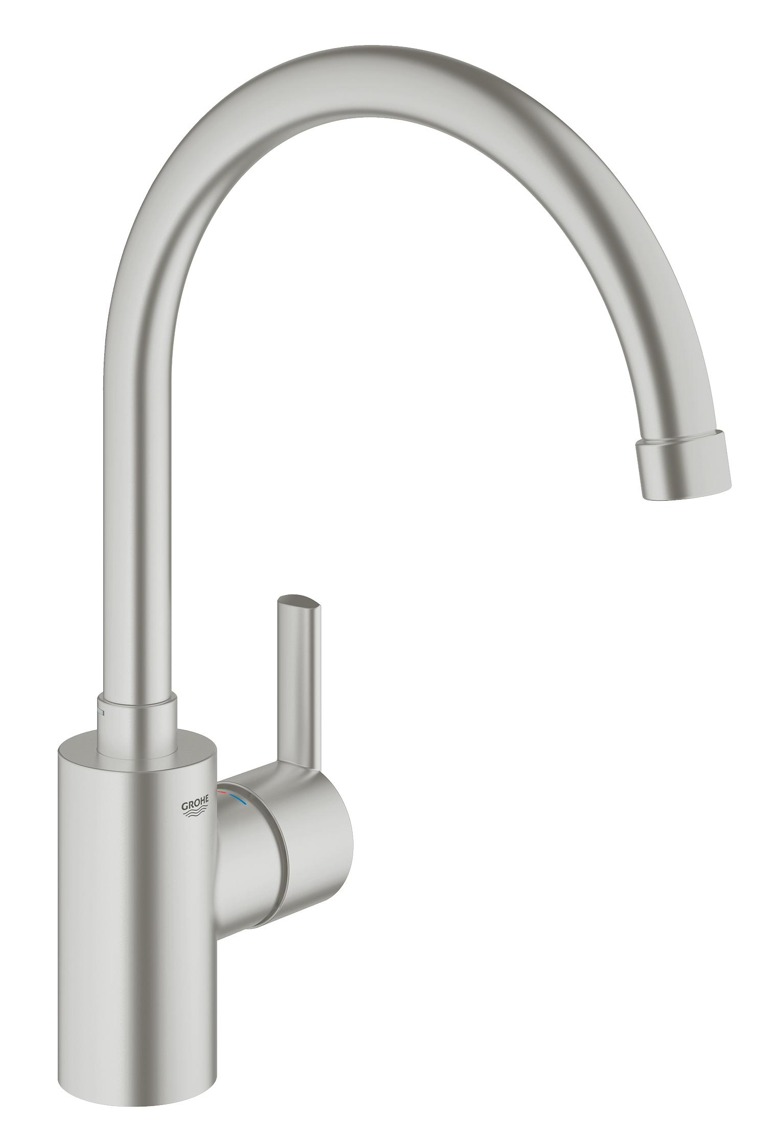 фото Смеситель для кухонной мойки grohe feel 32670dc0 суперсталь