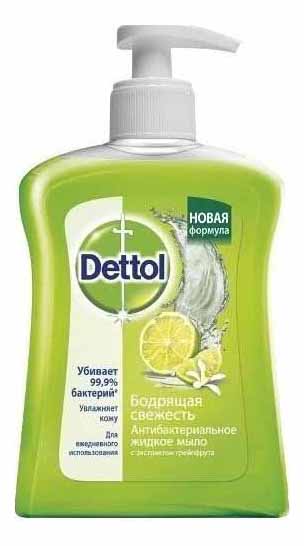 фото Жидкое мыло бодрящая свежесть 250 мл dettol