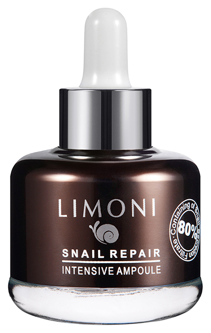 Сыворотка для лица LIMONI Snail Repair Intensive Ampoule 25 мл антивозрастная сыворотка accoje anti aging intensive ampoule интенсивного действия 30 мл