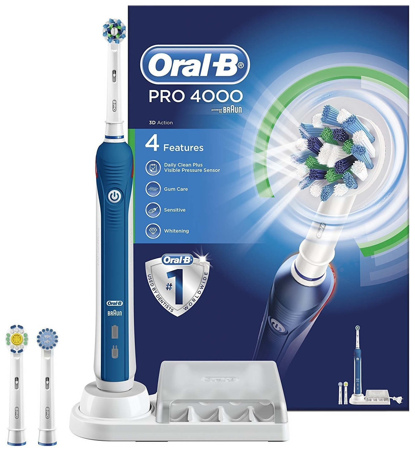 

Зубная щетка электрическая Braun Oral-B Pro 4000, Pro 4000