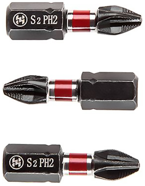 

Набор бит Hammer Flex 203-167 PH-2 3шт 362925, 203-167 PH-2