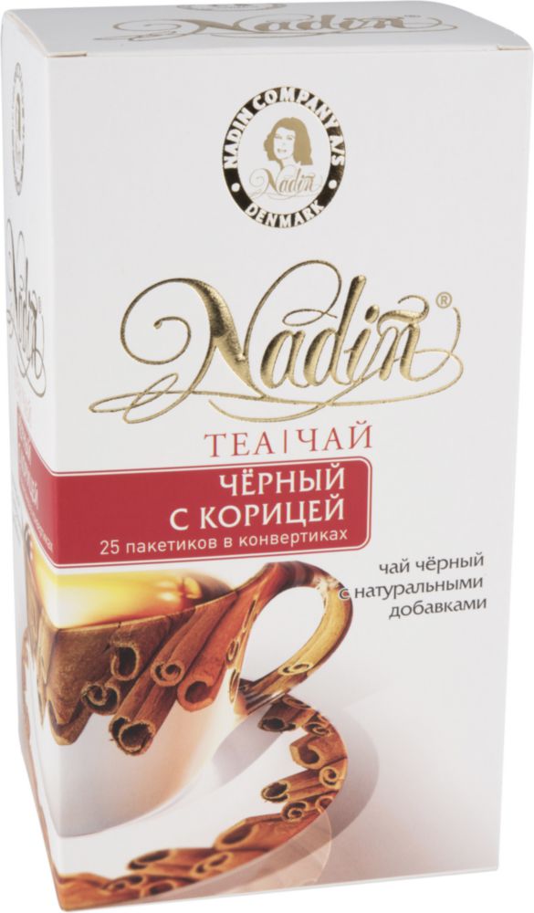 

Чай черный Nadin с корицей 25 пакетиков