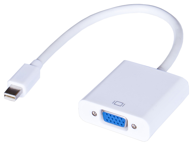 фото Адаптер gal mini displayport-vga, m-f white