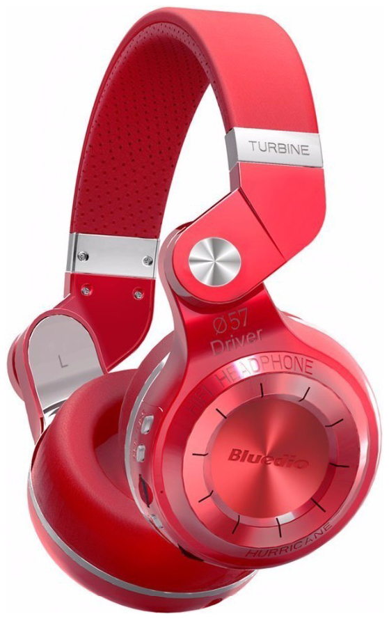 фото Беспроводные наушники bluedio t2 plus red