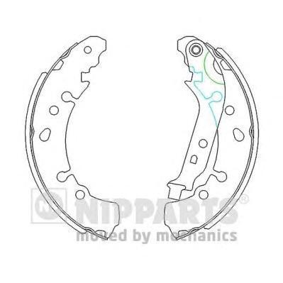 

Тормозные колодки NIPPARTS N3502091