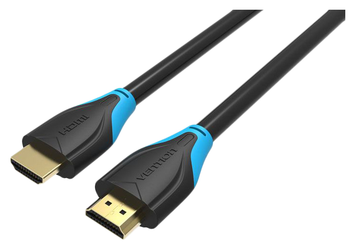 

Кабель Vention HDMI - HDMI 0,75м Blue/Black (VAA-B01-L075), Синий;черный, VAA-B01-L075