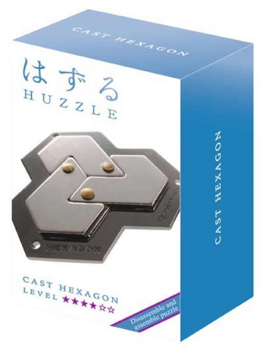 Головоломка Huzzle Cast Шестиугольник/Hexagon сложность 4****