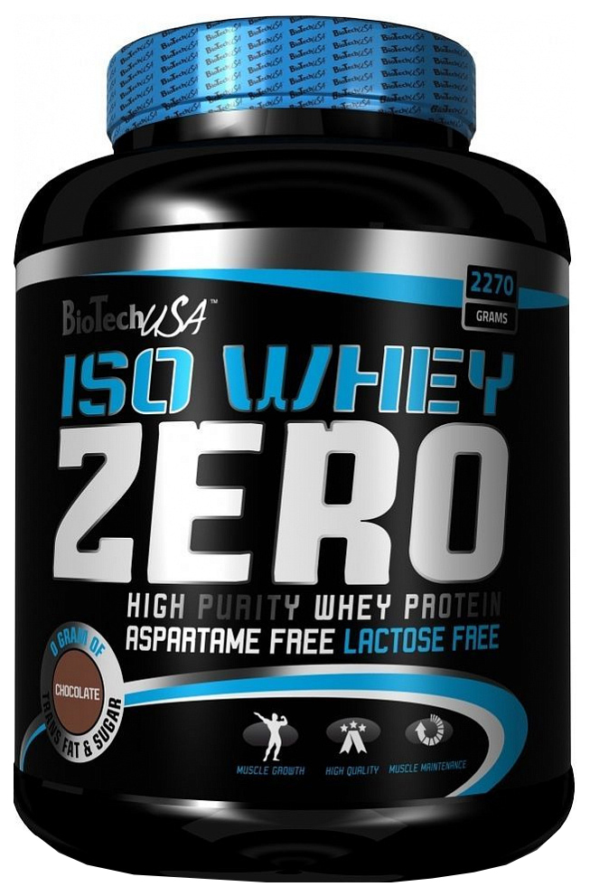 фото Протеин biotech iso whey zero lactose free, 2270 г, strawberry