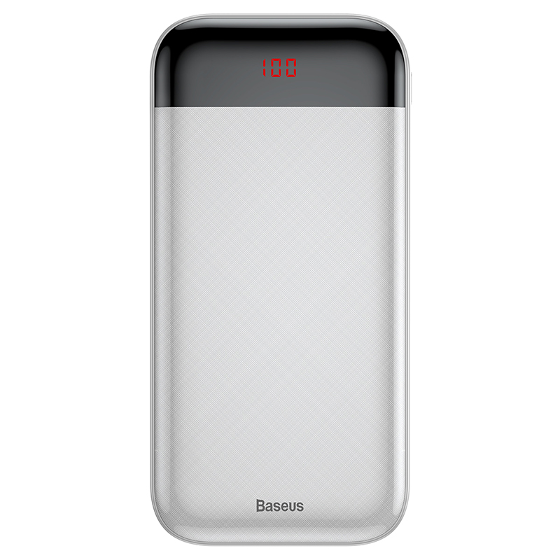 фото Внешний аккумулятор baseus mini cu 20000 ма/ч (283459) white