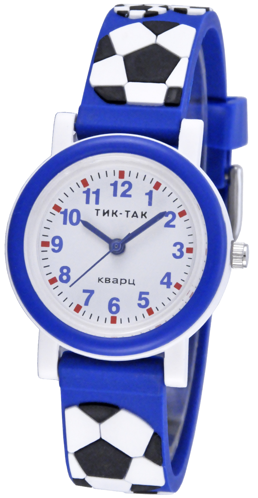 Детские наручные часы Тик-Так Н104-2 синие мячи