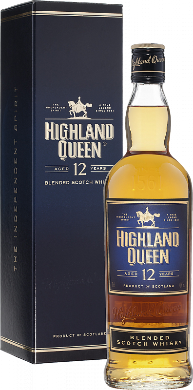 

Виски Highland Queen Blended Scotch Whiskey 12 years (gift box)