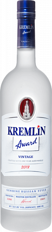 

Водка Kremlin Award vintage, 40 %, 1000 мл