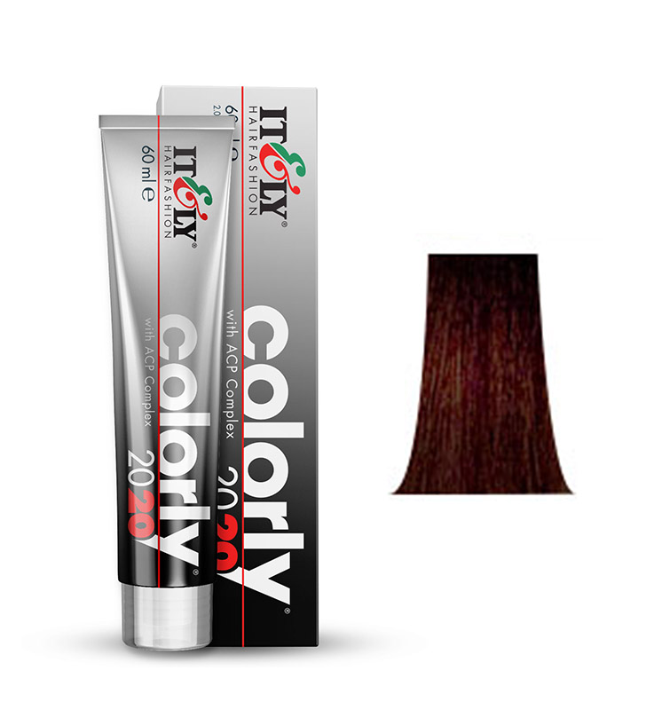 фото Краска itely hairfashion colorly 2020 dark cinnamon blonde 6tn темно-русый коричневый 60мл