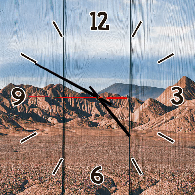 фото Настенные часы северная аргентина 60 х 60 см дом корлеоне