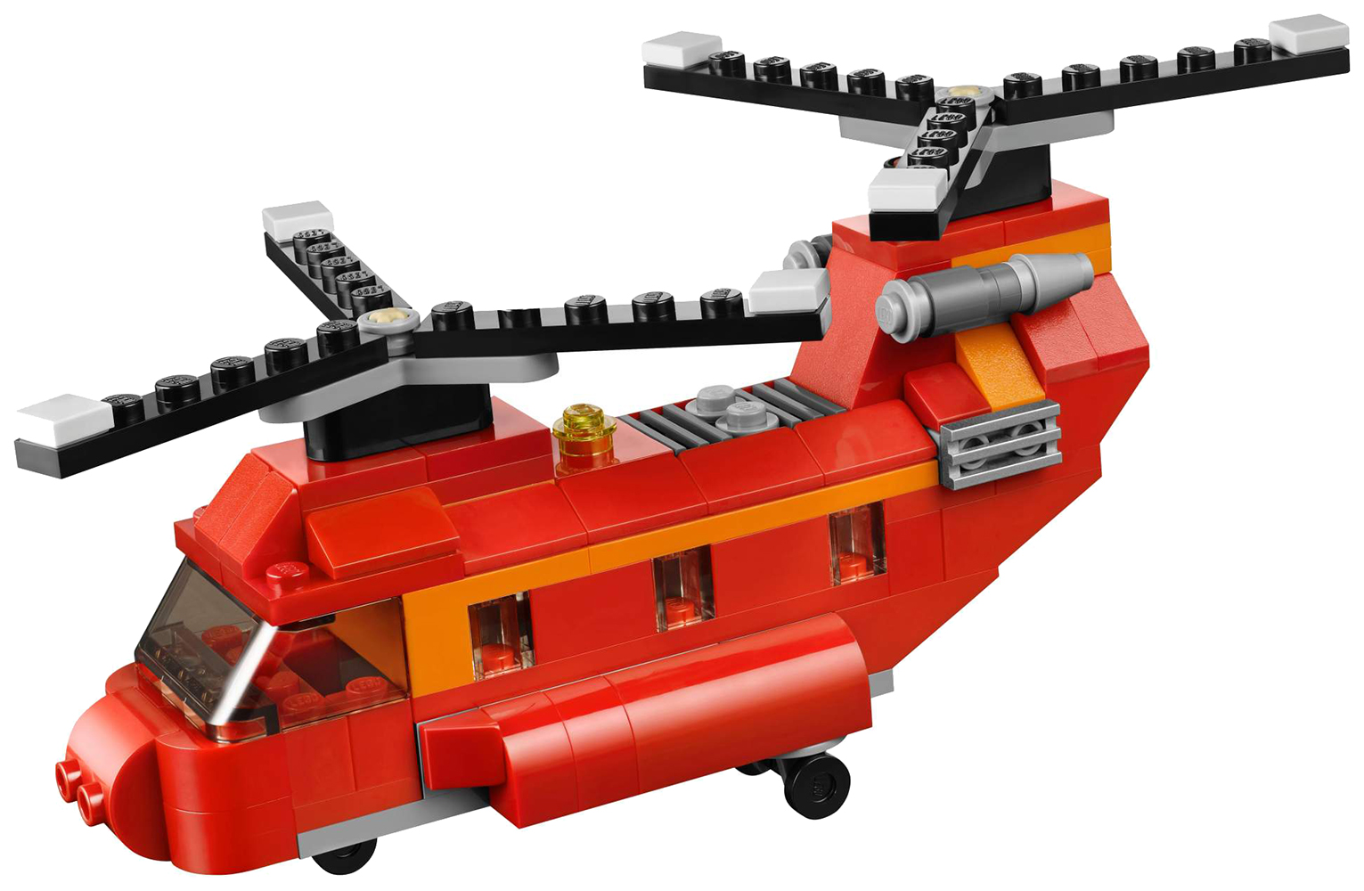 

Конструктор 3 в 1 "Пожарный вертолет", 145 деталей Decool, Разноцветный