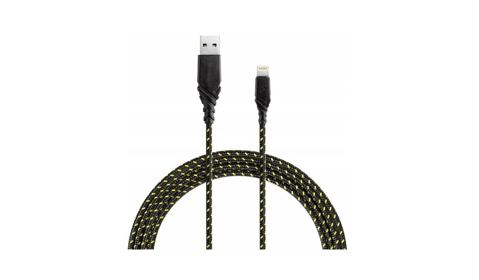 фото Кабель energea nyloglitz lightning to usb-a 1,5 м lime