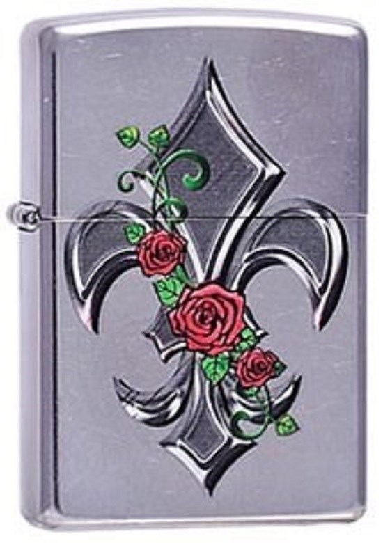 

Бензиновая зажигалка Zippo Fleur de Lis 217 High Polish Chrome, Fleur de Lis 217