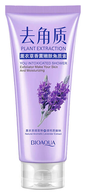 Пилинг для лица BioAqua Plant Extraction You Intoxicated Shower Exfoliator Lavender 120 мл