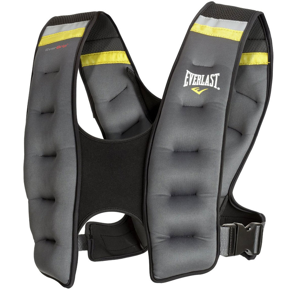 Жилет-утяжелитель Everlast Evergrip Weighted 1x9 кг, grey