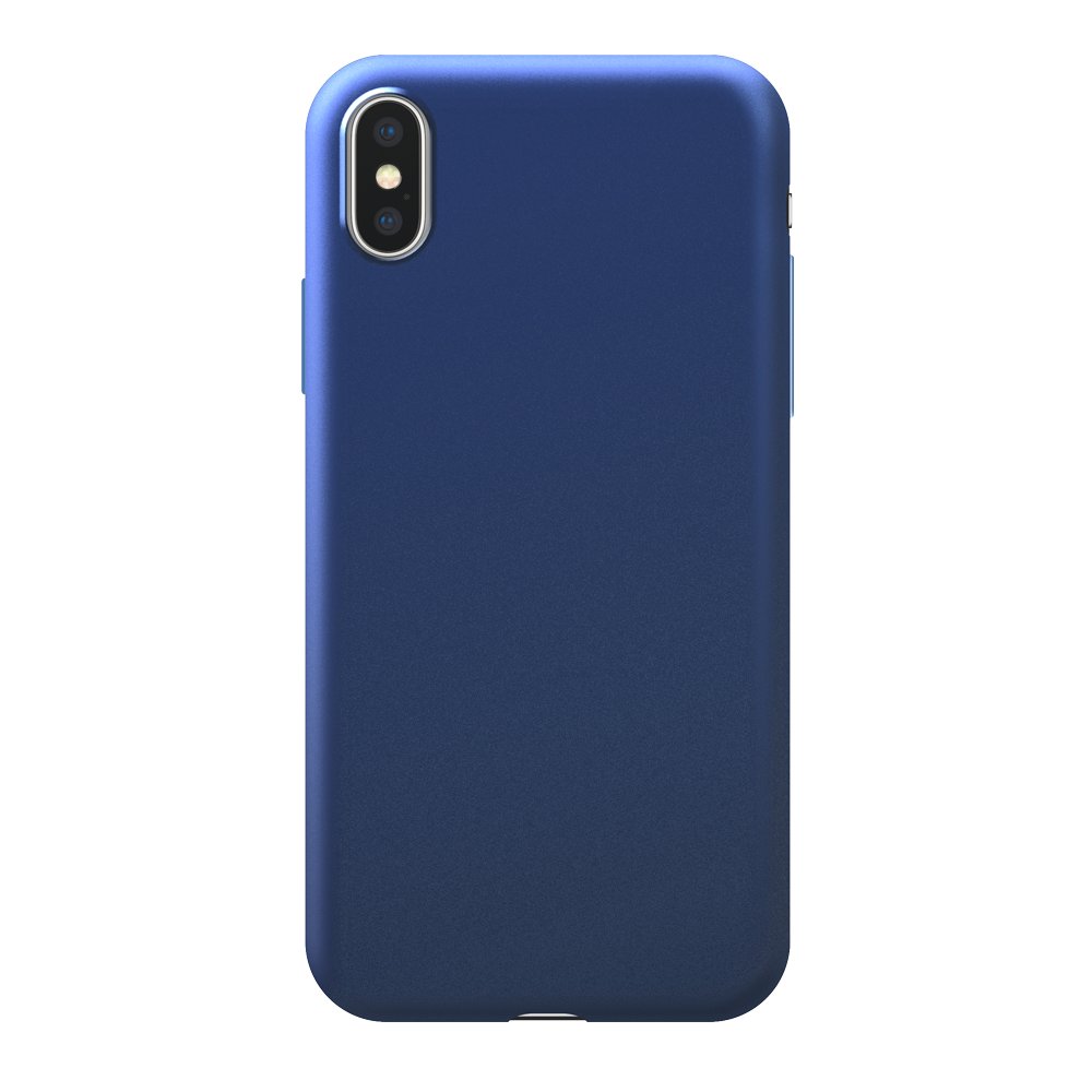 фото Чехол deppa case silk для apple iphone xs max metallic blue