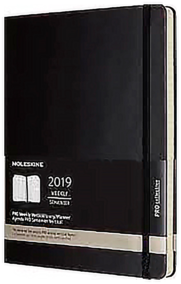 

Еженедельник датированный "Pro Vertical" XL, 264 стр., черный