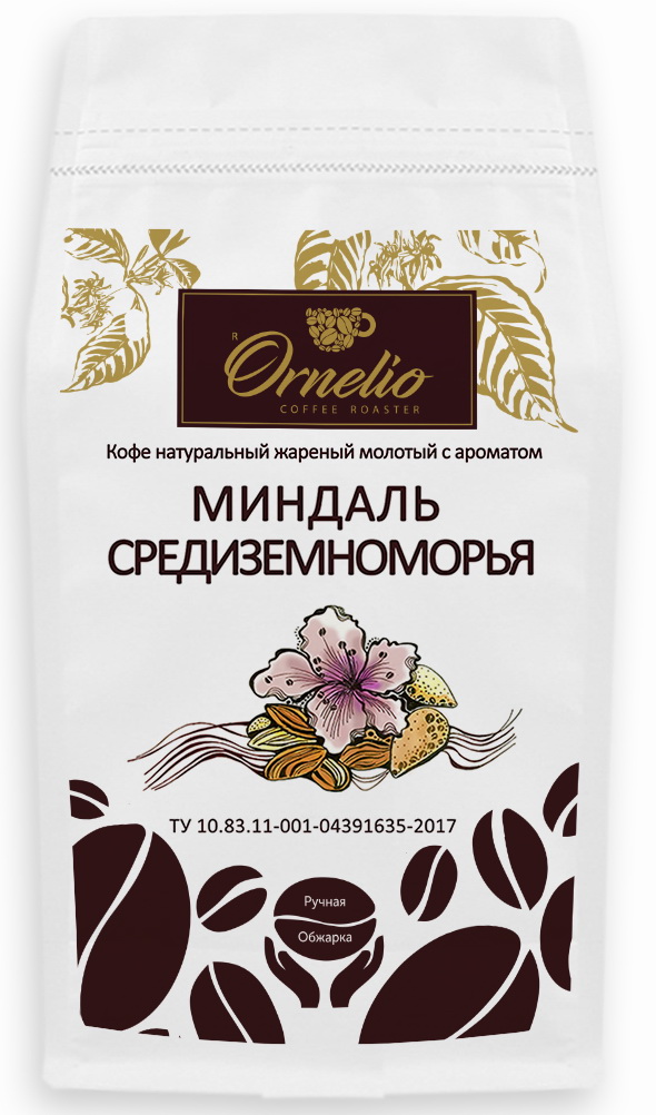 

Кофе жареный молотый Ornelio арабика с ароматом миндаль средиземноморья 1 кг