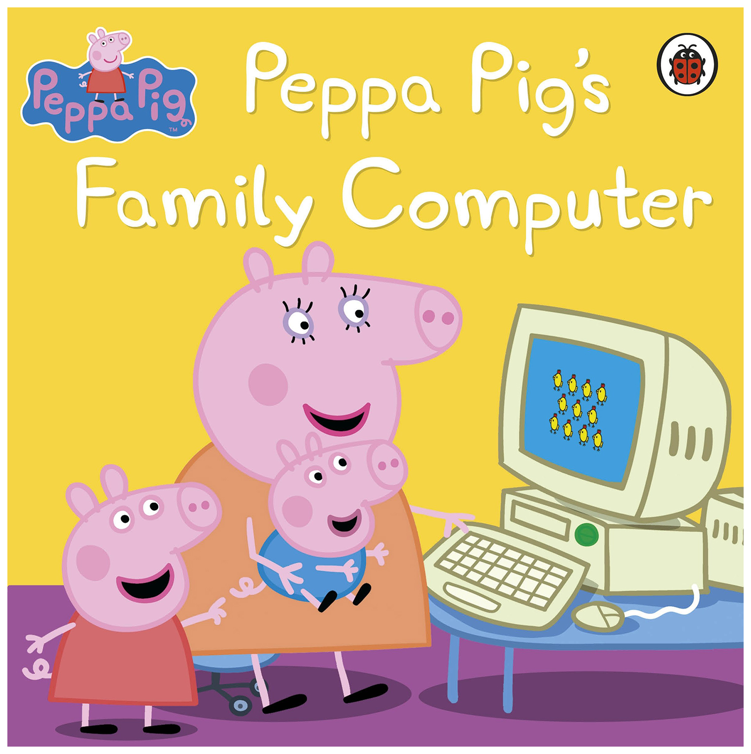 фото Peppa pig's family computer ladybird