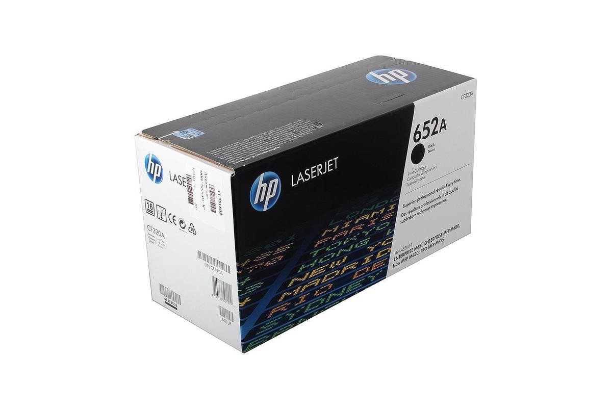 Картридж для лазерного принтера HP 652A (CF320A) черный, оригинал