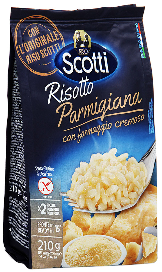 Рис Riso Scotti risotto alla parmigiana ризотто с сыром пармезан 210 г