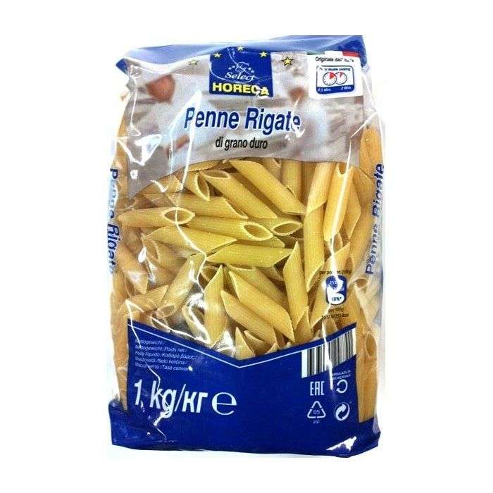 

Макароны Horeca penne rigate перья 1 кг