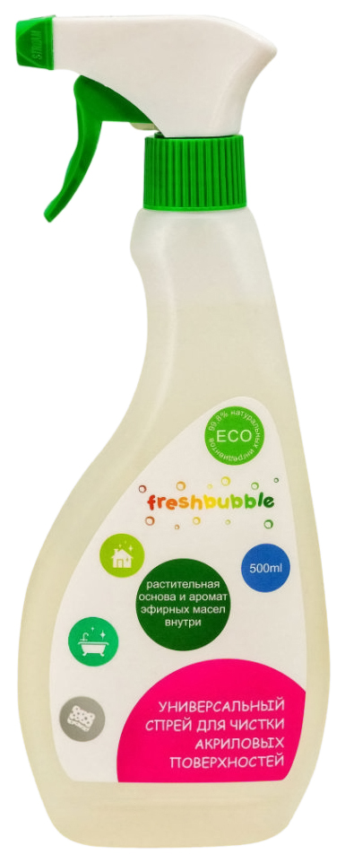 фото Спрей для чистки акриловых ванн levrana freshbubble 500 мл freshbubble levrana