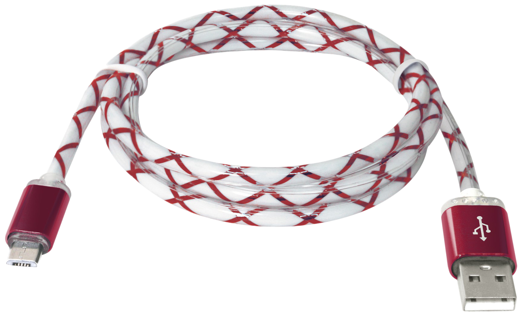 

Кабель Defender microUSB 1м Red, usb08-03lt