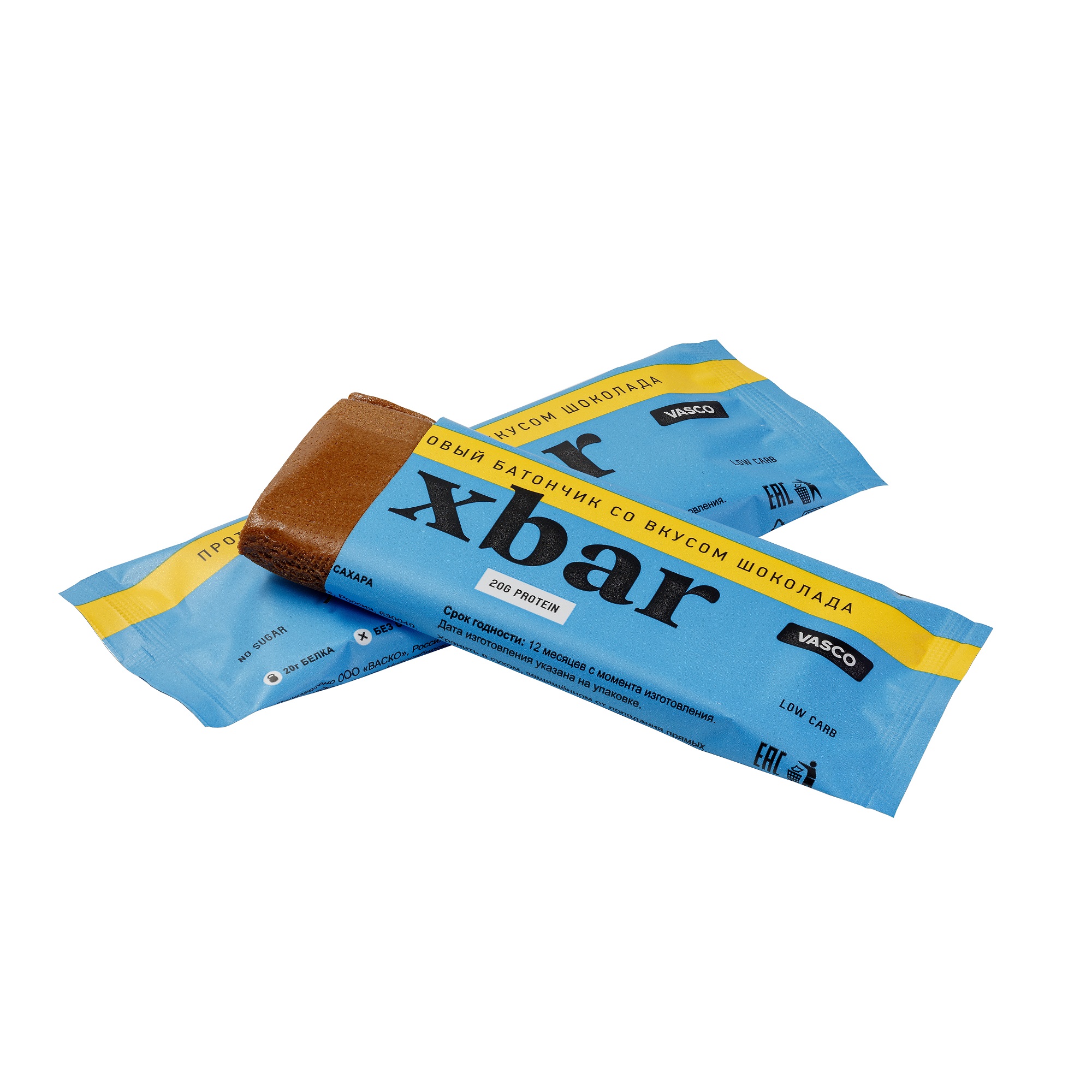 

Протеиновый батончик Vasco Xbar 60 г Шоколад, Xbar
