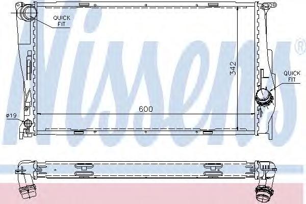 

Радиатор Nissens 60785A