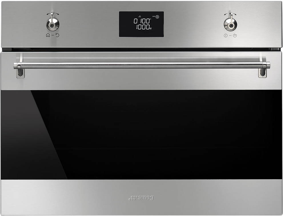 фото Встраиваемый электрический духовой шкаф smeg sf4390mcx silver