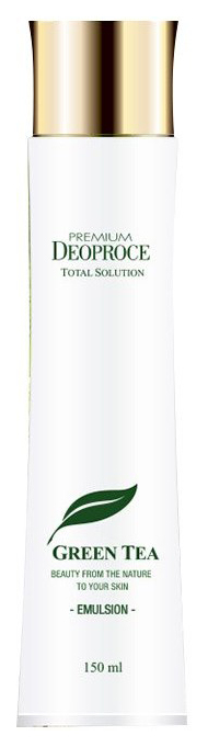 фото Эмульсия для лица premium deoproce green tea total solution emulsion 150 мл