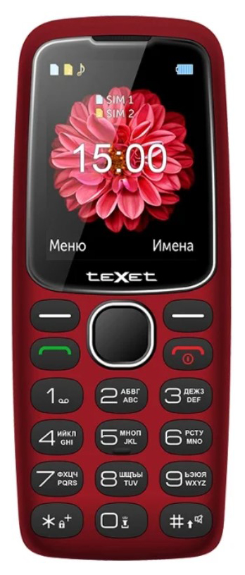 Мобильный телефон teXet TM-B307 Red