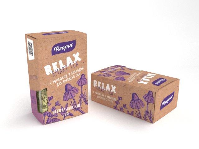 

Чай Floris relax smart tea c ромашкой и лавандой 75 г