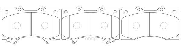 

Тормозные колодки FIT дисковые FP0030