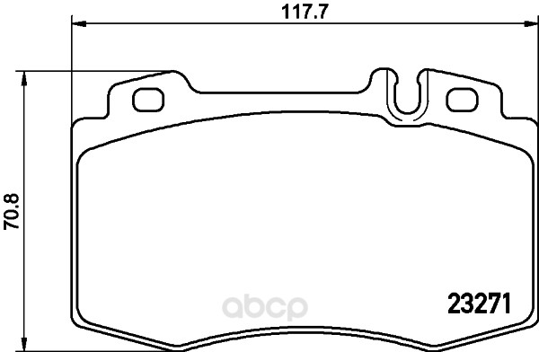 

Тормозные колодки HELLA PAGID/BEHR дисковые 8DB355015851