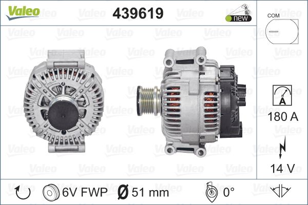 

Генератор Valeo 439619