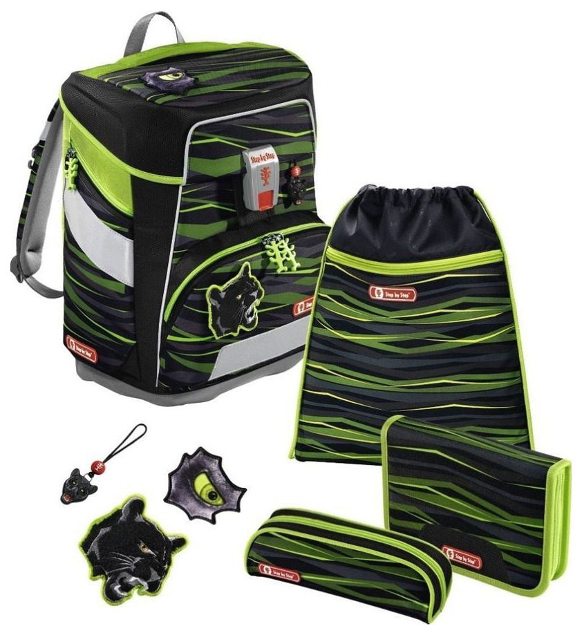 

Ранец детский Hama Step by Step SpACE Wild Cat 5 предметов