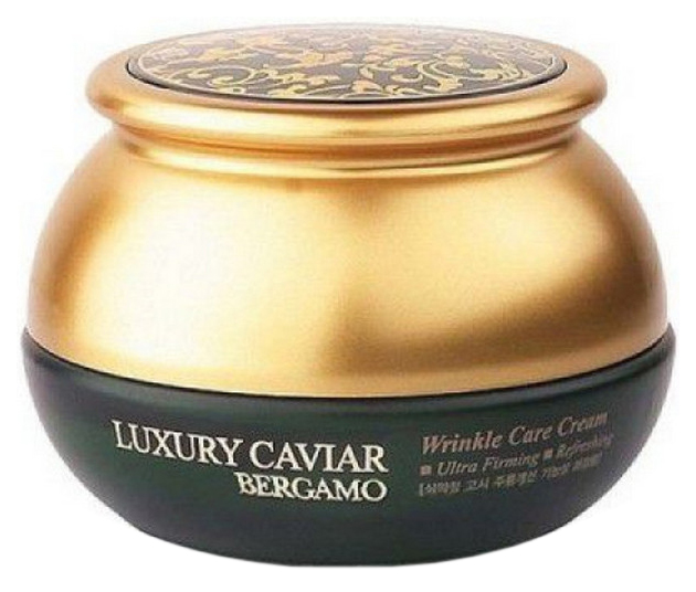 Антивозрастной крем для лица с экстрактом икры Bergamo Luxury Caviar Wrinkle Care Cream levrana крем для лица антивозрастной клюква возраст 40 50 мл